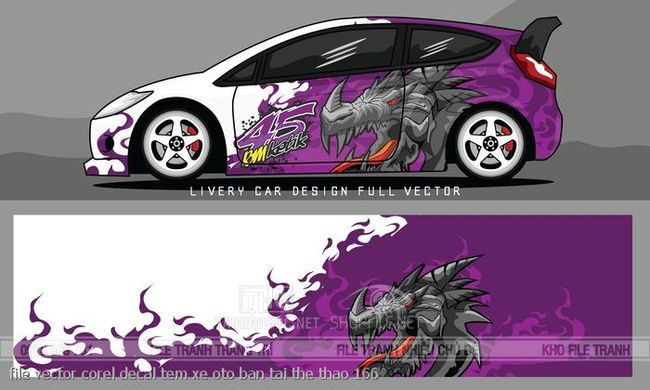 file vector corel decal tem xe oto ban tai the thao 166