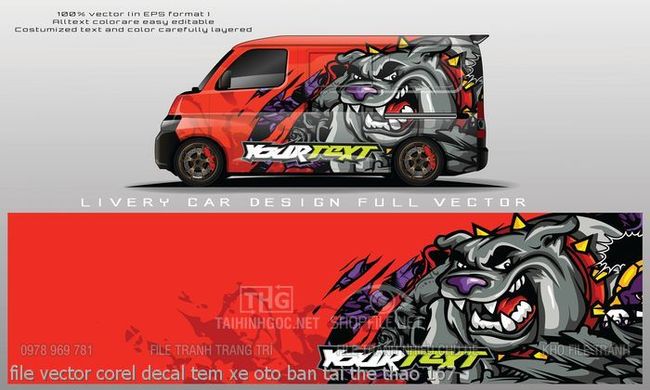file vector corel decal tem xe oto ban tai the thao 167