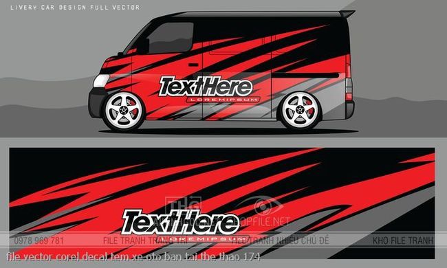 file vector corel decal tem xe oto ban tai the thao 174
