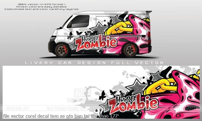 file vector corel decal tem xe oto ban tai the thao 177