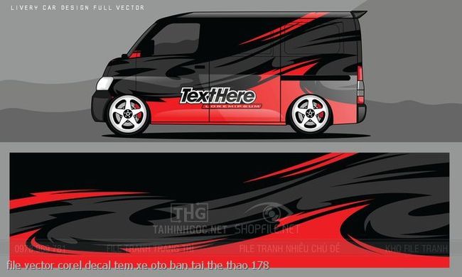 file vector corel decal tem xe oto ban tai the thao 178