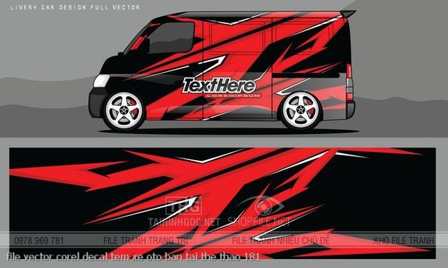 file vector corel decal tem xe oto ban tai the thao 181
