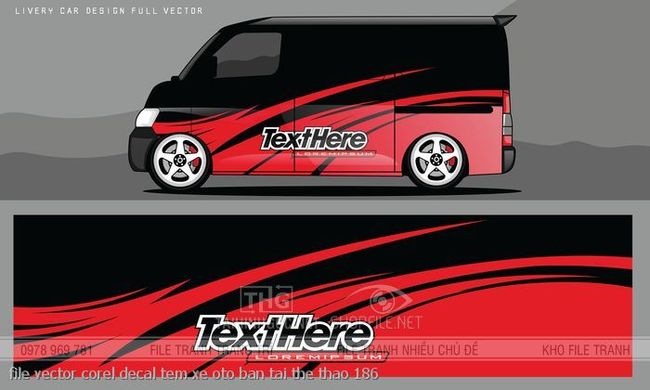 file vector corel decal tem xe oto ban tai the thao 186