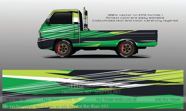 file vector corel decal tem xe oto ban tai the thao 192