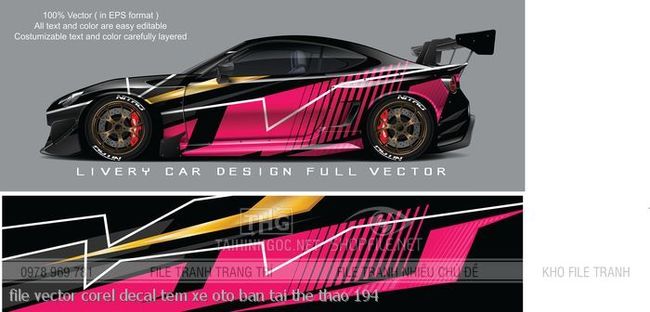 file vector corel decal tem xe oto ban tai the thao 194