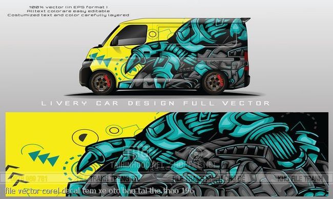 file vector corel decal tem xe oto ban tai the thao 196