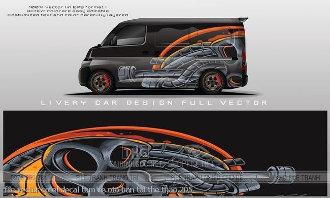 file vector corel decal tem xe oto ban tai the thao 205
