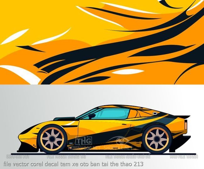 file vector corel decal tem xe oto ban tai the thao 213