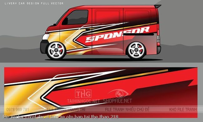 file vector corel decal tem xe oto ban tai the thao 218