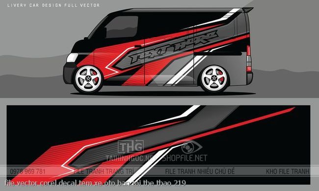 file vector corel decal tem xe oto ban tai the thao 219