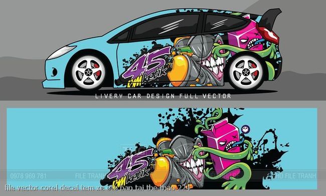 file vector corel decal tem xe oto ban tai the thao 224