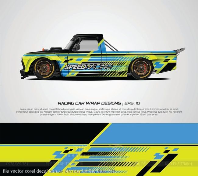 file vector corel decal tem xe oto ban tai the thao 231