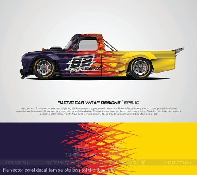 file vector corel decal tem xe oto ban tai the thao 233