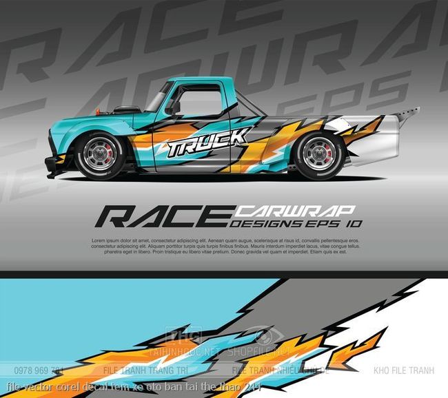 file vector corel decal tem xe oto ban tai the thao 244