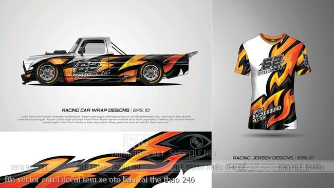 file vector corel decal tem xe oto ban tai the thao 246