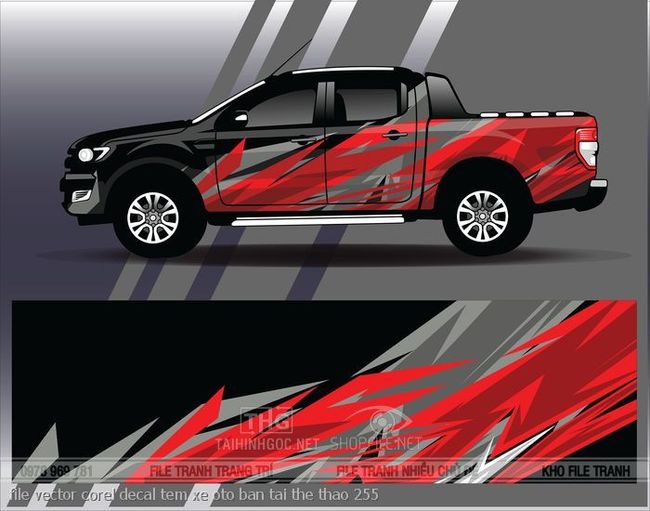 file vector corel decal tem xe oto ban tai the thao 255