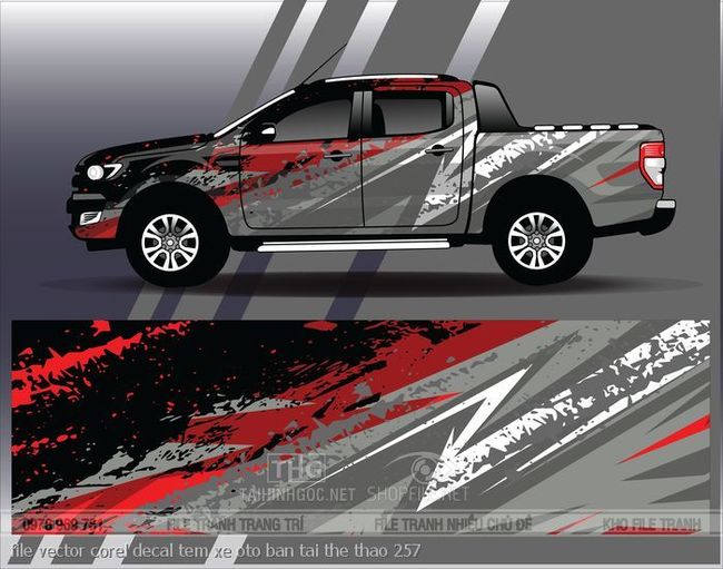 file vector corel decal tem xe oto ban tai the thao 257