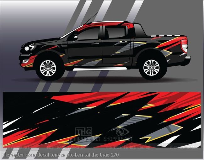 file vector corel decal tem xe oto ban tai the thao 270