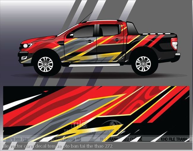 file vector corel decal tem xe oto ban tai the thao 272