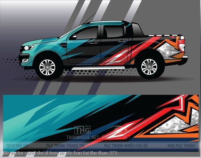 file vector corel decal tem xe oto ban tai the thao 273