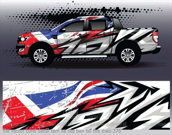 file vector corel decal tem xe oto ban tai the thao 276