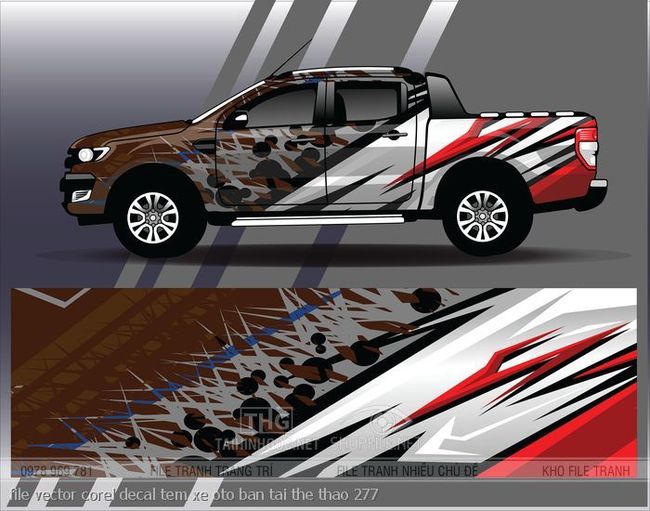 file vector corel decal tem xe oto ban tai the thao 277
