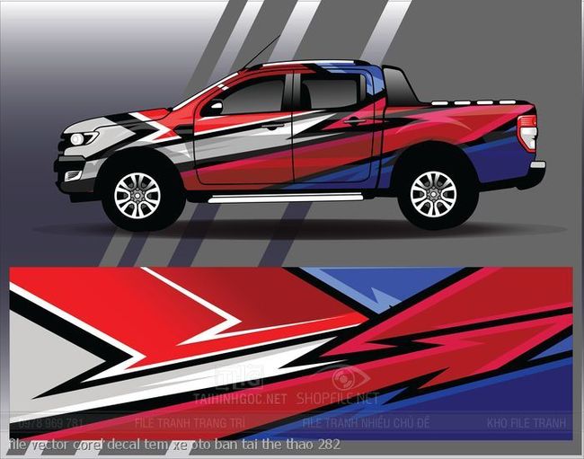 file vector corel decal tem xe oto ban tai the thao 282