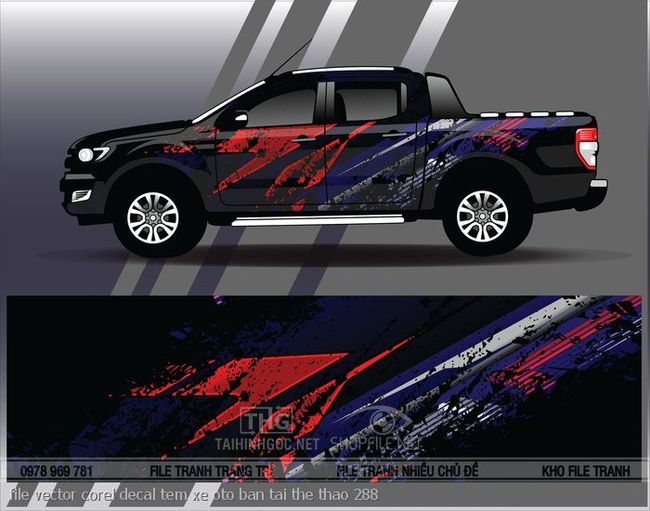 file vector corel decal tem xe oto ban tai the thao 288