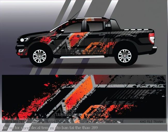 file vector corel decal tem xe oto ban tai the thao 289