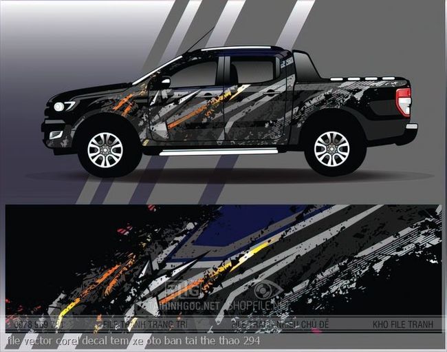 file vector corel decal tem xe oto ban tai the thao 294