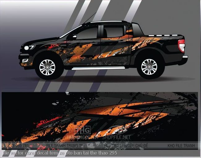 file vector corel decal tem xe oto ban tai the thao 295