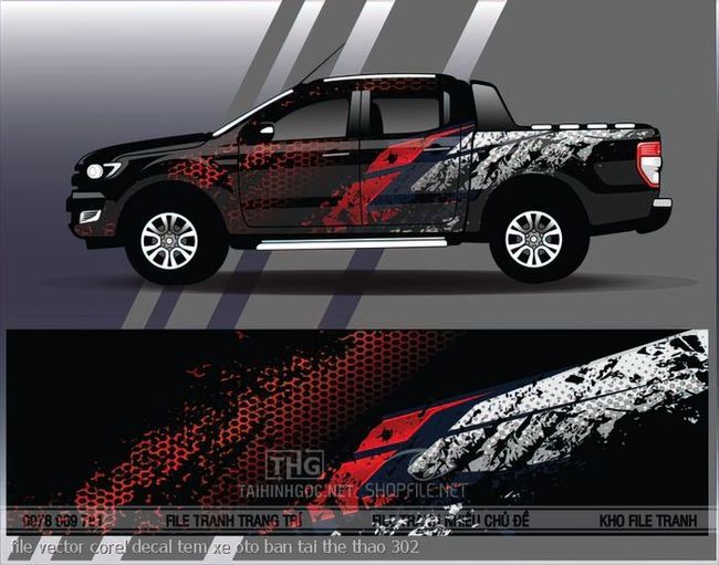 file vector corel decal tem xe oto ban tai the thao 302