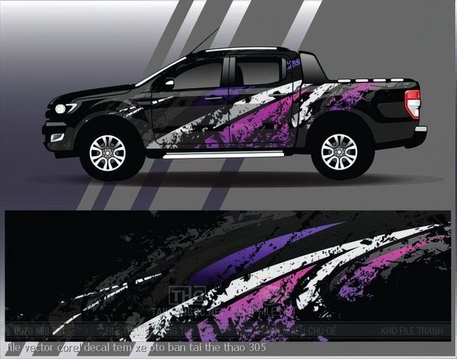 file vector corel decal tem xe oto ban tai the thao 305