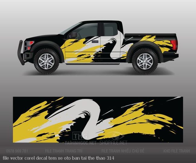 file vector corel decal tem xe oto ban tai the thao 314
