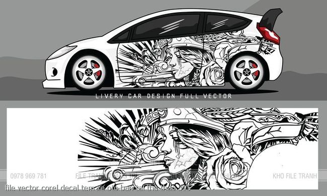 file vector corel decal tem xe oto ban tai the thao 315