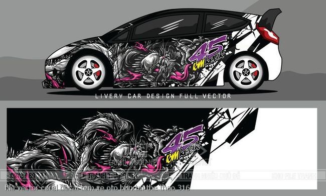 file vector corel decal tem xe oto ban tai the thao 316