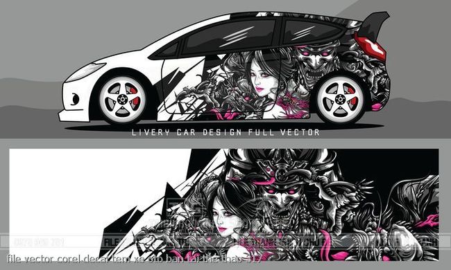 file vector corel decal tem xe oto ban tai the thao 317