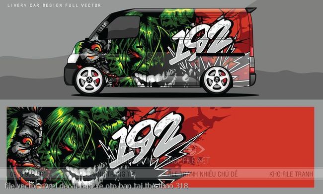 file vector corel decal tem xe oto ban tai the thao 318