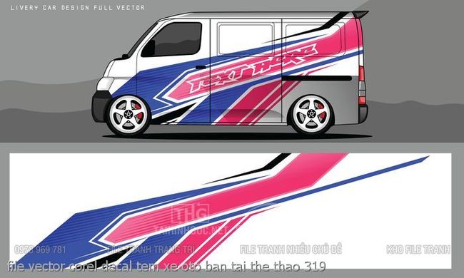 file vector corel decal tem xe oto ban tai the thao 319