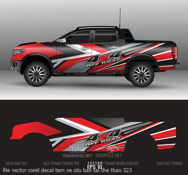 file vector corel decal tem xe oto ban tai the thao 323