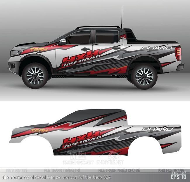 file vector corel decal tem xe oto ban tai the thao 324