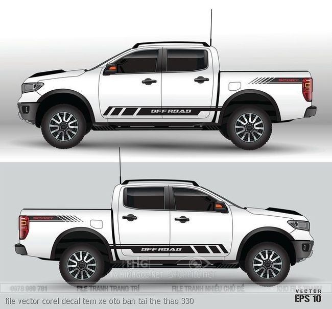 file vector corel decal tem xe oto ban tai the thao 330