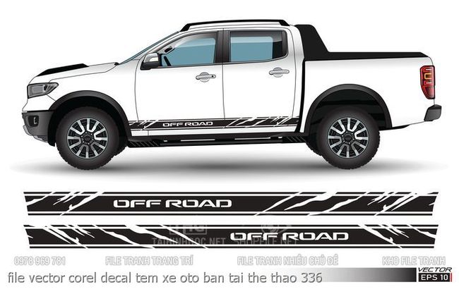 file vector corel decal tem xe oto ban tai the thao 336