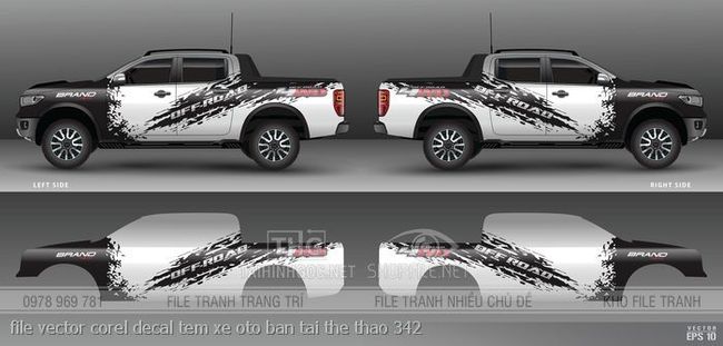 file vector corel decal tem xe oto ban tai the thao 342