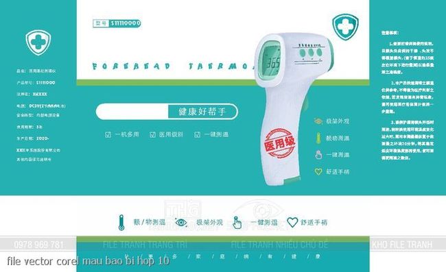 file vector corel mau bao bi hop 10