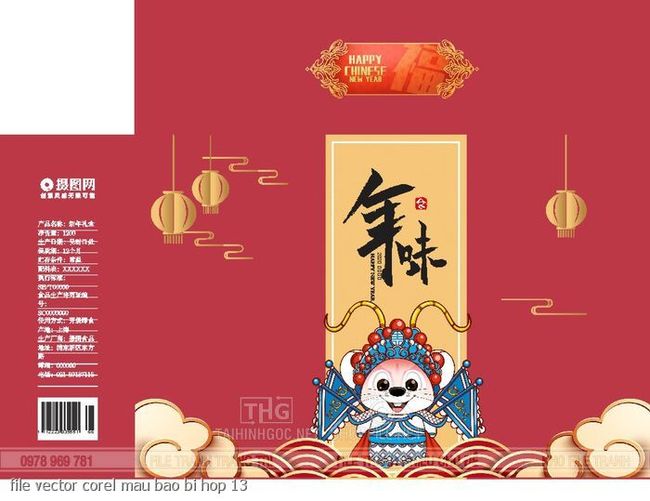 file vector corel mau bao bi hop 13