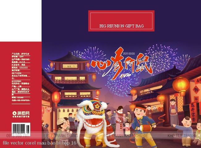 file vector corel mau bao bi hop 16