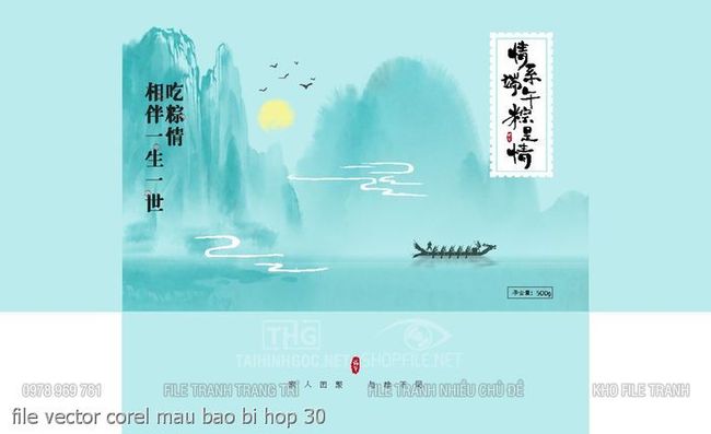 file vector corel mau bao bi hop 30