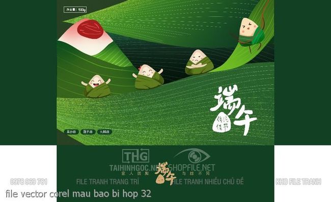 file vector corel mau bao bi hop 32