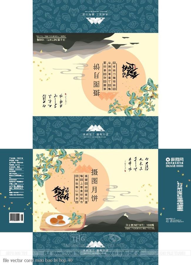 file vector corel mau bao bi hop 40